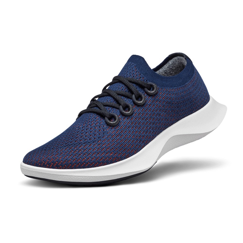 Allbirds Men's Tree Dashers - Running Shoes Navy - LTO472859